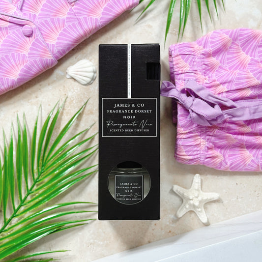 James & Co Fragrance Pomegranate Noir Reed Diffuser 100ml