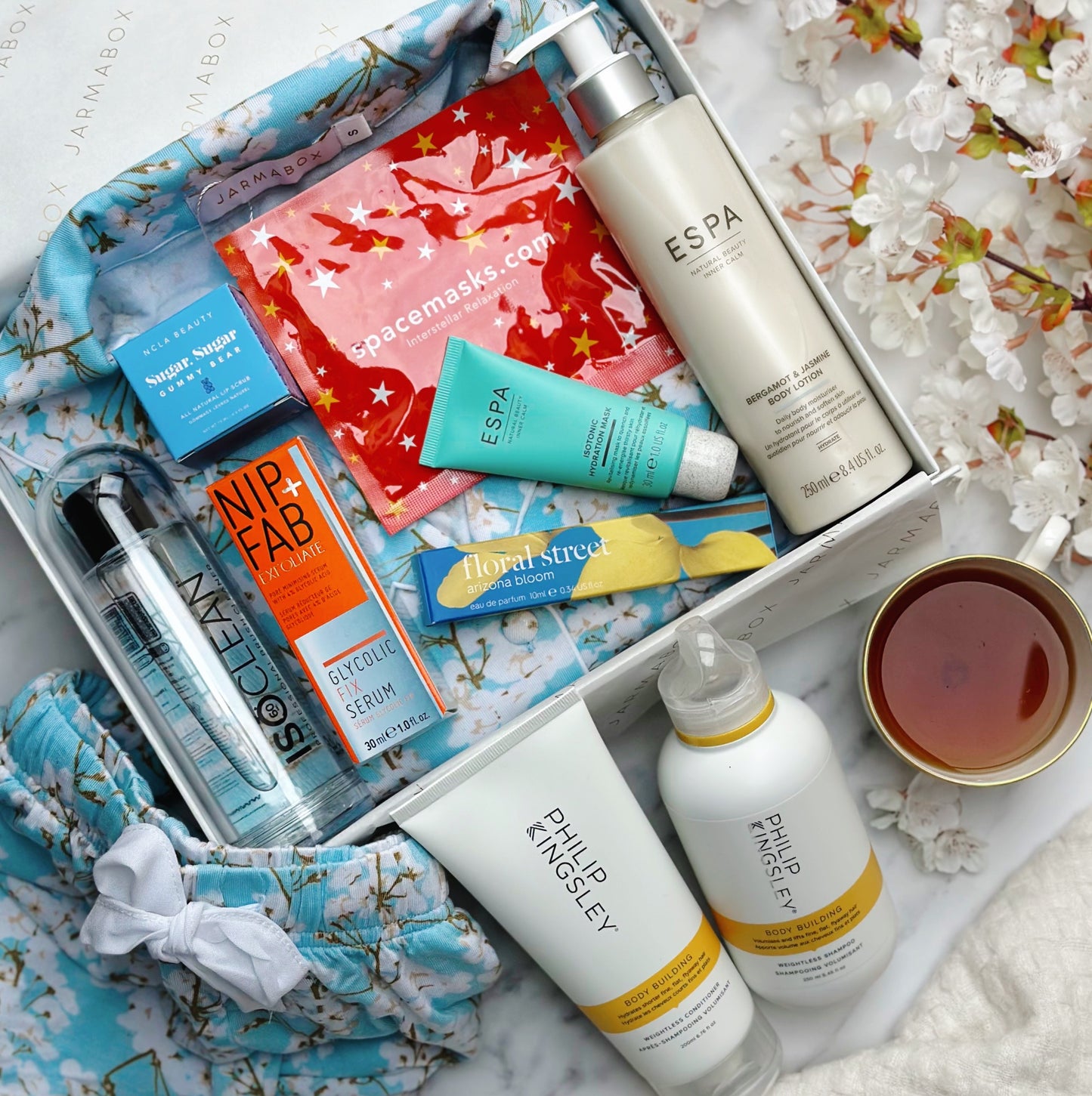 Jarmabox Luxury Spring Pyjama & Self-Care Box Worth £200+