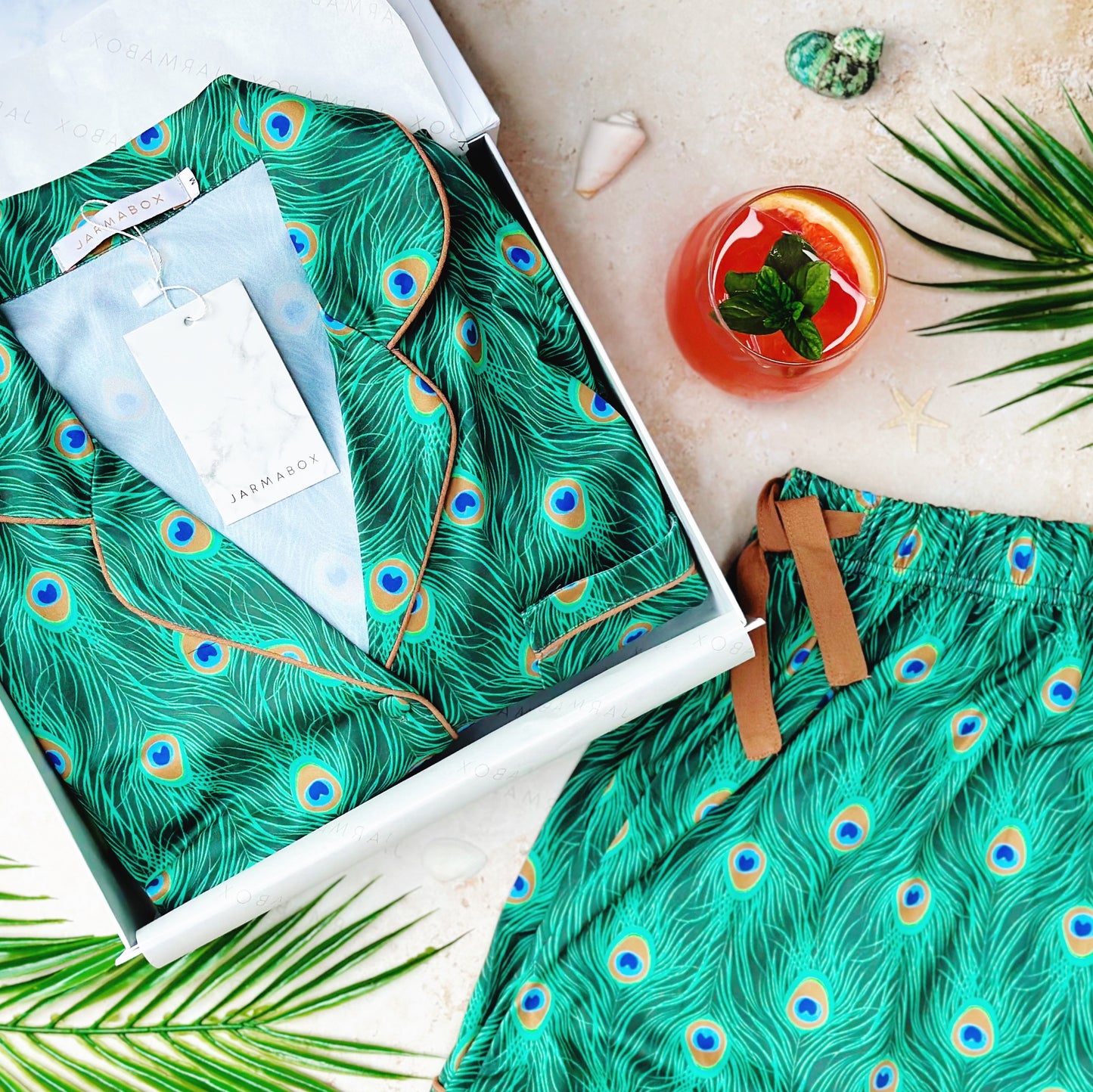 Peacock Short Pyjama Set